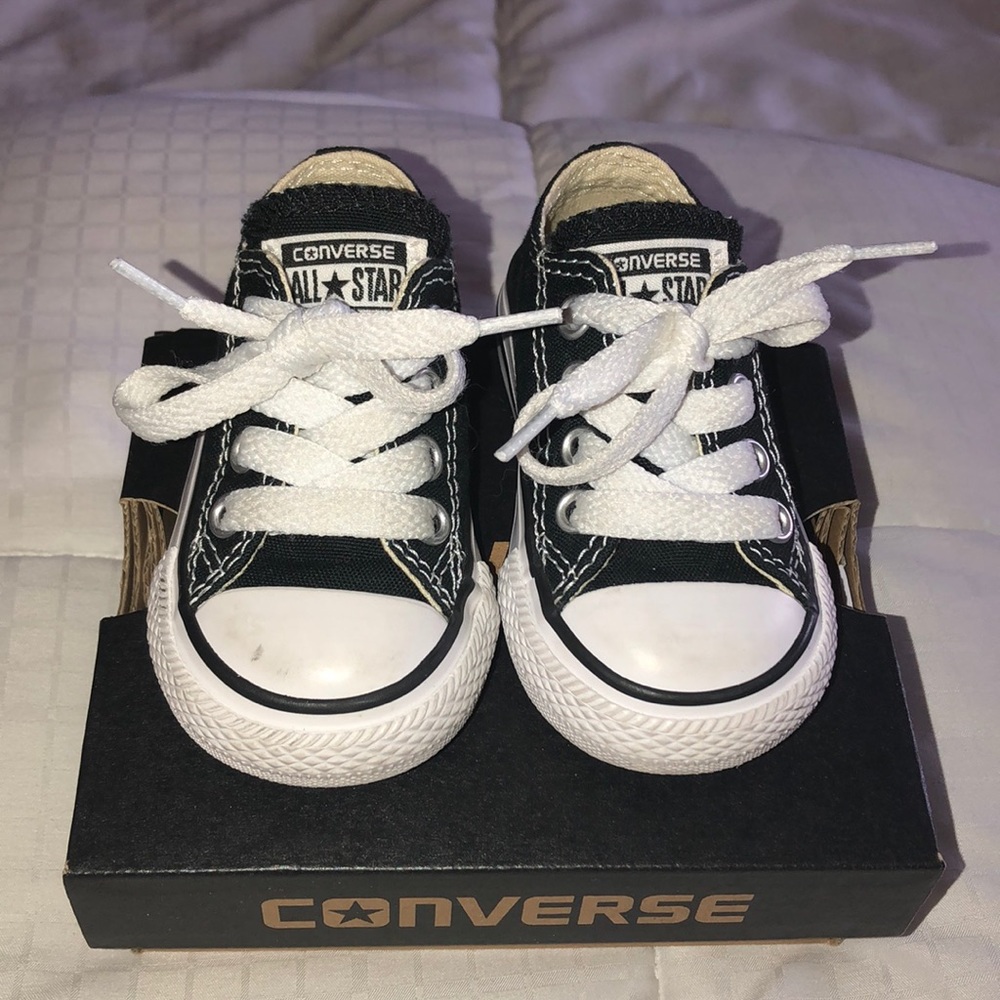 Black Toddler Converse Sneakers